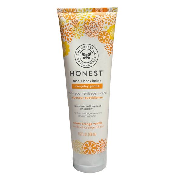 The Honest Co. Face + Body Lotion Everyday Gentle Sweet Orange Vanilla 8.5 Fl Oz - Picture 1 of 2
